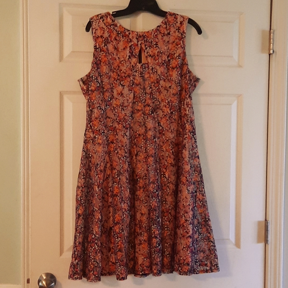 Formal Floral A-Line Dress